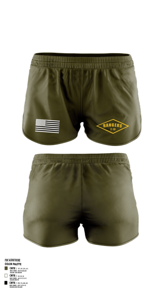 Ranger Panties, 2-16 rangers, Army, Teamtime, Team time, sublimation, custom sports apparel, team uniforms, spirit wear, spiritwear, sports uniforms, custom shirts, team store, custom team store, fundraiser sports, apparel fundraiser