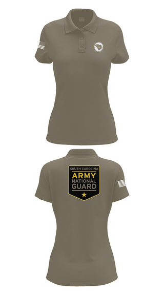 Womens Short Sleeve Performance Polo, Scarng, National Guard, Teamtime, Team time, sublimation, custom sports apparel, team uniforms, spirit wear, spiritwear, sports uniforms, custom shirts, team store, custom team store, fundraiser sports, apparel fundraiser