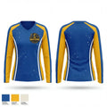 Broome Street Academy Warriors 37119710 Women's Long Sleeve V-neck Shirt - 1