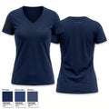 Lewis County Fire District 3 Women's Short Sleeve V-neck Shirt - 1