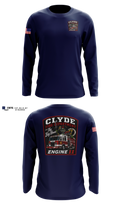 Clyde fire department Long Sleeve Performance Shirt - 11
