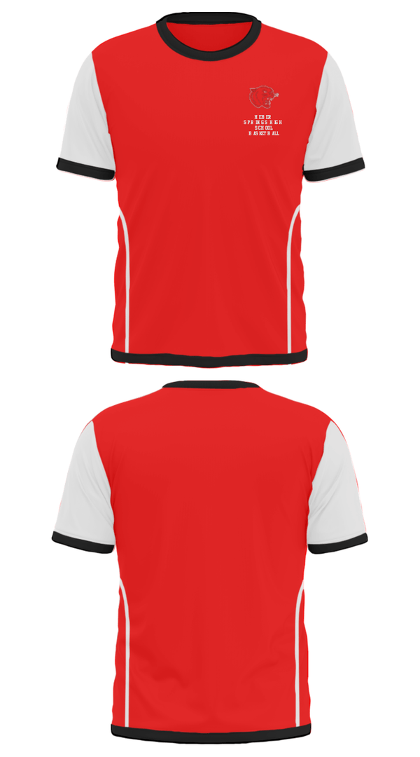 Short Sleeve Performance Shirt, Heber Springs High School Basketball, Women's Basketball, Teamtime, Team time, sublimation, custom sports apparel, team uniforms, spirit wear, spiritwear, sports uniforms, custom shirts, team store, custom team store, fundraiser sports, apparel fundraiser