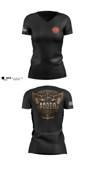Womens Short Sleeve Vneck Shirt, Warrant Officer Store, Army, Teamtime, Team time, sublimation, custom sports apparel, team uniforms, spirit wear, spiritwear, sports uniforms, custom shirts, team store, custom team store, fundraiser sports, apparel fundraiser