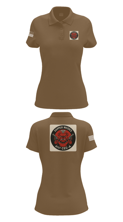 41 CEC-A 9986911 Women's Short Sleeve Performance Polo  - 15
