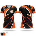 Byron Center Bulldogs Women's Short Sleeve V-neck Shirt - 1