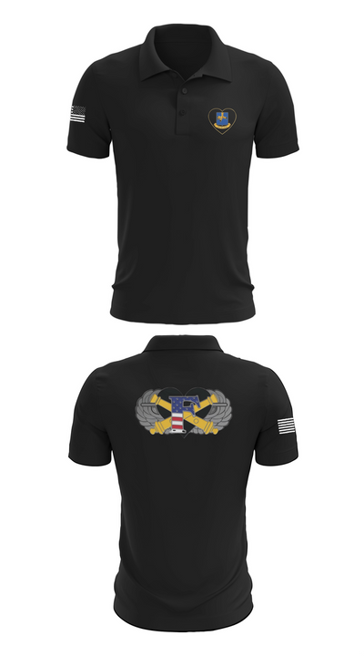 Freedom BTRY, 1-320th FAR 56639766 Short Sleeve Performance Polo - 27
