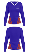 FlyFit 59733592 Women's Long Sleeve V-neck Shirt - 23
