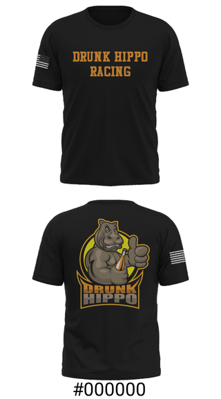 Short Sleeve Performance Shirt, Drunk Hippo Racing, , Teamtime, Team time, sublimation, custom sports apparel, team uniforms, spirit wear, spiritwear, sports uniforms, custom shirts, team store, custom team store, fundraiser sports, apparel fundraiser