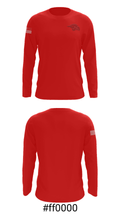 Cedar Springs High School Bowling 4687371 Long Sleeve Performance Shirt - 18