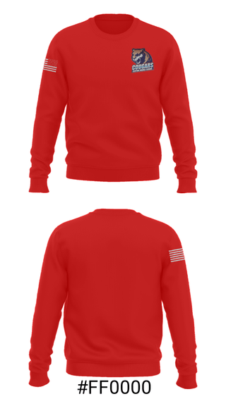 Crew Neck Sweatshirt, Central Middle School, Spirit Store, Teamtime, Team time, sublimation, custom sports apparel, team uniforms, spirit wear, spiritwear, sports uniforms, custom shirts, team store, custom team store, fundraiser sports, apparel fundraiser