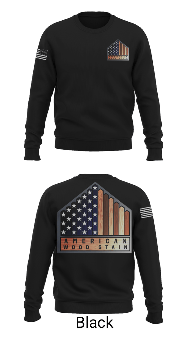 Crew Neck Sweatshirt, American Wood StainAmerican Wood Stain, , Teamtime, Team time, sublimation, custom sports apparel, team uniforms, spirit wear, spiritwear, sports uniforms, custom shirts, team store, custom team store, fundraiser sports, apparel fundraiser