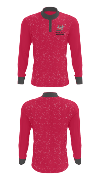 Quarter Zip Jacket, Dover Area High School Wrestling, Wrestling, Teamtime, Team time, sublimation, custom sports apparel, team uniforms, spirit wear, spiritwear, sports uniforms, custom shirts, team store, custom team store, fundraiser sports, apparel fundraiser