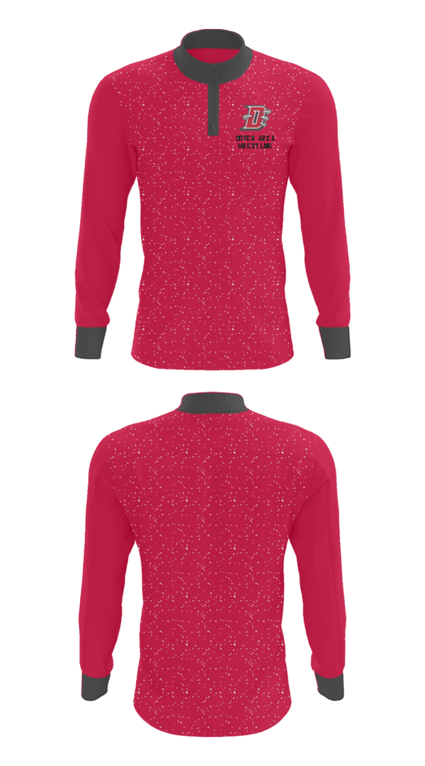 Quarter Zip Jacket, Dover Area High School Wrestling, Wrestling, Teamtime, Team time, sublimation, custom sports apparel, team uniforms, spirit wear, spiritwear, sports uniforms, custom shirts, team store, custom team store, fundraiser sports, apparel fundraiser