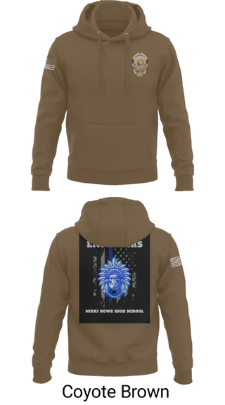Hoodie, Rowe Enforcers, Police, Teamtime, Team time, sublimation, custom sports apparel, team uniforms, spirit wear, spiritwear, sports uniforms, custom shirts, team store, custom team store, fundraiser sports, apparel fundraiser