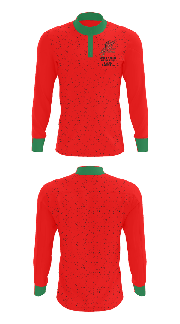 Quarter Zip Jacket, Seventy-First Senior High School Basketball, Women's Basketball, Teamtime, Team time, sublimation, custom sports apparel, team uniforms, spirit wear, spiritwear, sports uniforms, custom shirts, team store, custom team store, fundraiser sports, apparel fundraiser