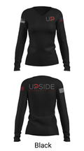 UPSIDE PROPERTY 9552609 Women's Long Sleeve V-neck Shirt - 13