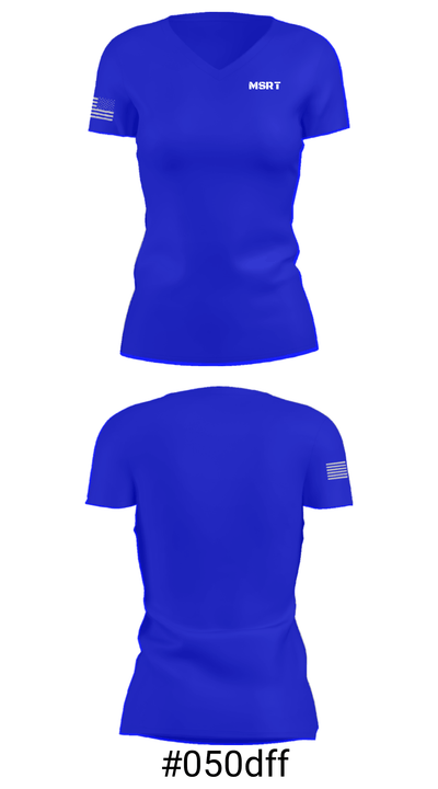 MSRT 70468078 Women's Short Sleeve V-neck Shirt - 4