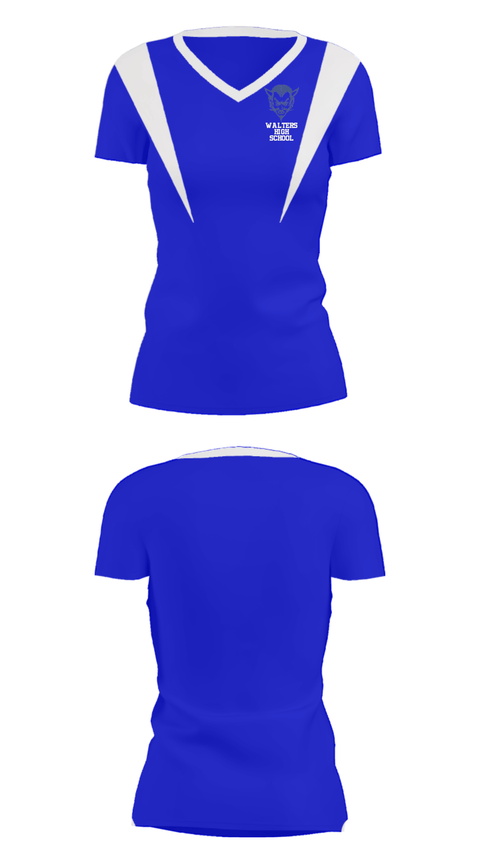 Women's Short Sleeve Vneck Shirt, Walters High School, Spirit Store, Teamtime, Team time, sublimation, custom sports apparel, team uniforms, spirit wear, spiritwear, sports uniforms, custom shirts, team store, custom team store, fundraiser sports, apparel fundraiser