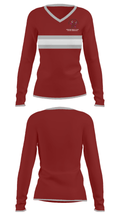 Wiregrass Ranch High School Wrestling 33106553 Women's Long Sleeve V-neck Shirt - 31