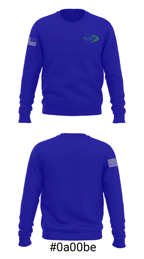 Crew Neck Sweatshirt, Huntington Beach NJB, Men's Basketball, Teamtime, Team time, sublimation, custom sports apparel, team uniforms, spirit wear, spiritwear, sports uniforms, custom shirts, team store, custom team store, fundraiser sports, apparel fundraiser