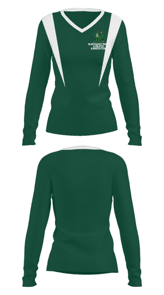 Women's Long Sleeve Vneck Shirt, Olentangy Youth Athletic Association, Spirit Store, Teamtime, Team time, sublimation, custom sports apparel, team uniforms, spirit wear, spiritwear, sports uniforms, custom shirts, team store, custom team store, fundraiser sports, apparel fundraiser
