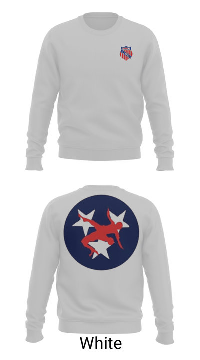 Tennessee Aau Wrestling 56091199 Crew Neck Sweatshirt - 2