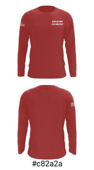 Long Sleeve Performance Shirt, 591st MP CO HQ PLT, Army, Teamtime, Team time, sublimation, custom sports apparel, team uniforms, spirit wear, spiritwear, sports uniforms, custom shirts, team store, custom team store, fundraiser sports, apparel fundraiser
