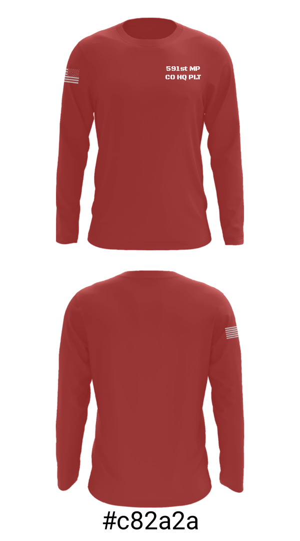 Long Sleeve Performance Shirt, 591st MP CO HQ PLT, Army, Teamtime, Team time, sublimation, custom sports apparel, team uniforms, spirit wear, spiritwear, sports uniforms, custom shirts, team store, custom team store, fundraiser sports, apparel fundraiser