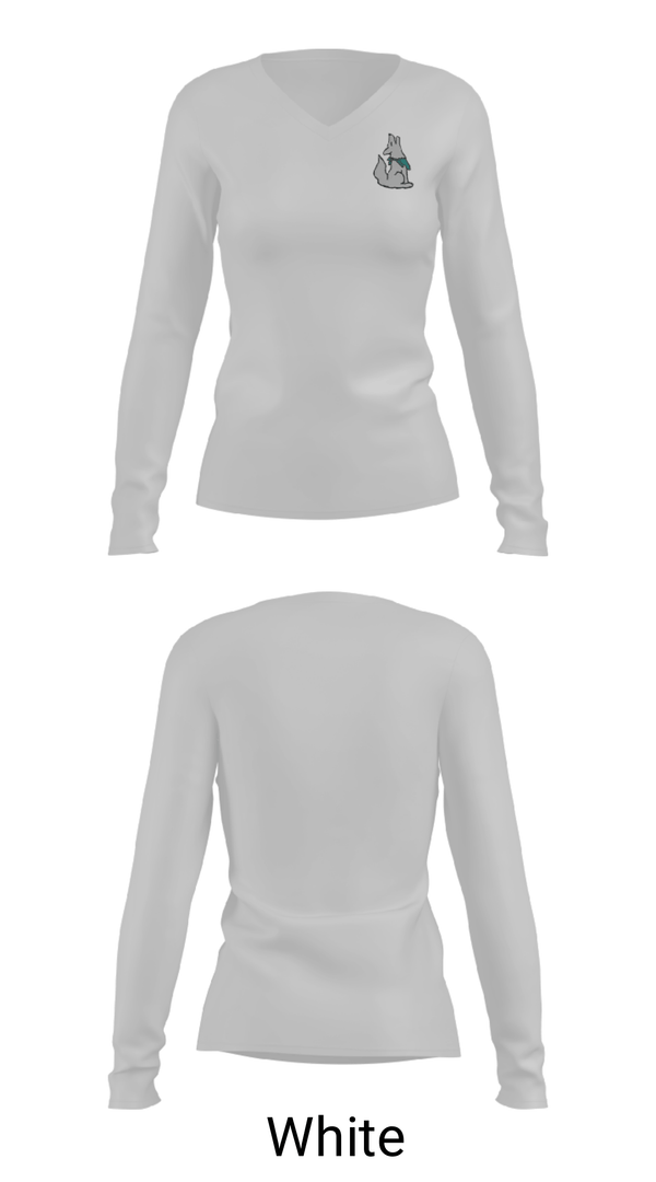 Women's Long Sleeve Vneck Shirt, Cambridge Elementary School, Spirit Store, Teamtime, Team time, sublimation, custom sports apparel, team uniforms, spirit wear, spiritwear, sports uniforms, custom shirts, team store, custom team store, fundraiser sports, apparel fundraiser