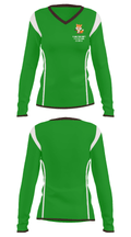 Hamilton County Preschool Center 79731778 Women's Long Sleeve V-neck Shirt - 30
