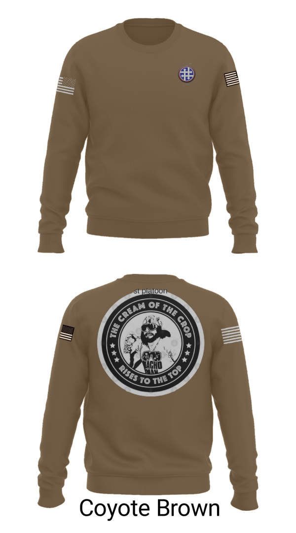 Crew Neck Sweatshirt, 263rd QM, Army, Teamtime, Team time, sublimation, custom sports apparel, team uniforms, spirit wear, spiritwear, sports uniforms, custom shirts, team store, custom team store, fundraiser sports, apparel fundraiser