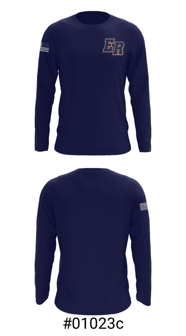 Long Sleeve Performance Shirt, East Ridge, Wrestling, Teamtime, Team time, sublimation, custom sports apparel, team uniforms, spirit wear, spiritwear, sports uniforms, custom shirts, team store, custom team store, fundraiser sports, apparel fundraiser