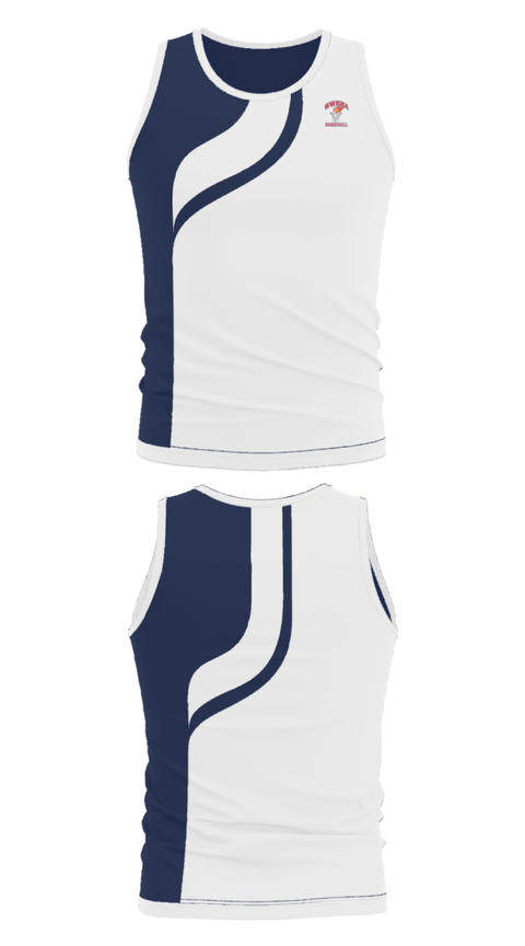 Tank Top, Warrington Warwick Boys Basketball Association, Men's Basketball, Teamtime, Team time, sublimation, custom sports apparel, team uniforms, spirit wear, spiritwear, sports uniforms, custom shirts, team store, custom team store, fundraiser sports, apparel fundraiser