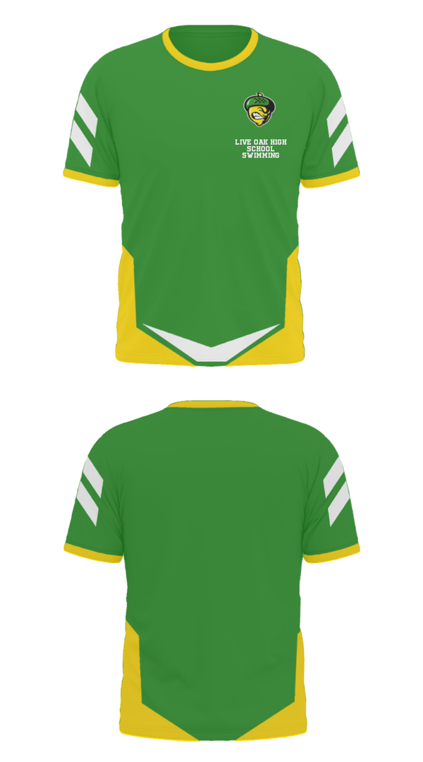 Short Sleeve Performance Polo, Live Oak High School Swimming, Swimming, Teamtime, Team time, sublimation, custom sports apparel, team uniforms, spirit wear, spiritwear, sports uniforms, custom shirts, team store, custom team store, fundraiser sports, apparel fundraiser