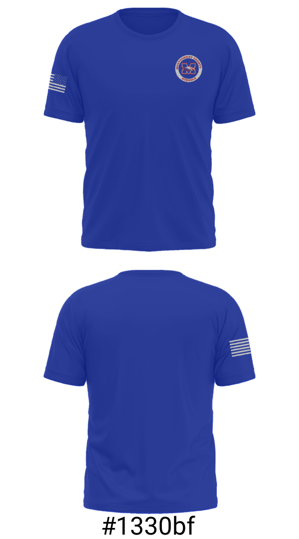 Short Sleeve Performance Shirt, Montgomery County High School Basketball, Men's Basketball, Teamtime, Team time, sublimation, custom sports apparel, team uniforms, spirit wear, spiritwear, sports uniforms, custom shirts, team store, custom team store, fundraiser sports, apparel fundraiser