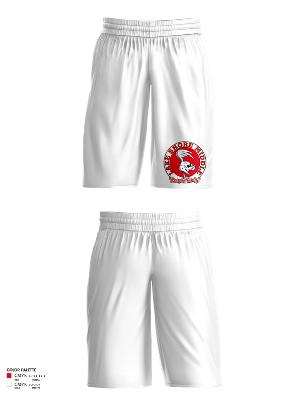 Mens Basketball Shorts, Lake Shore Middle School Basketball, Men's Basketball, Teamtime, Team time, sublimation, custom sports apparel, team uniforms, spirit wear, spiritwear, sports uniforms, custom shirts, team store, custom team store, fundraiser sports, apparel fundraiser