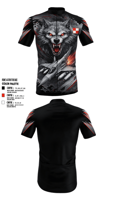 Oliver's Wolf Pack Hunts Cancer 93254127 Short Sleeve 10-71 Light Weight Cycling Jersey - 1