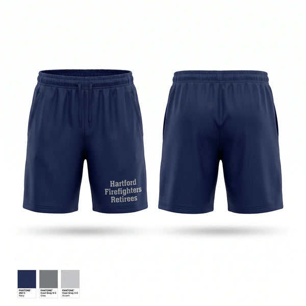Athletic Shorts With Pockets, Hartford Firefighters Retirees, Fire Department, Teamtime, Team time, sublimation, custom sports apparel, team uniforms, spirit wear, spiritwear, sports uniforms, custom shirts, team store, custom team store, fundraiser sports, apparel fundraiser