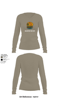 MACARTHUR PARK UNIT 16981211 Women's Long Sleeve V-neck Shirt - 59