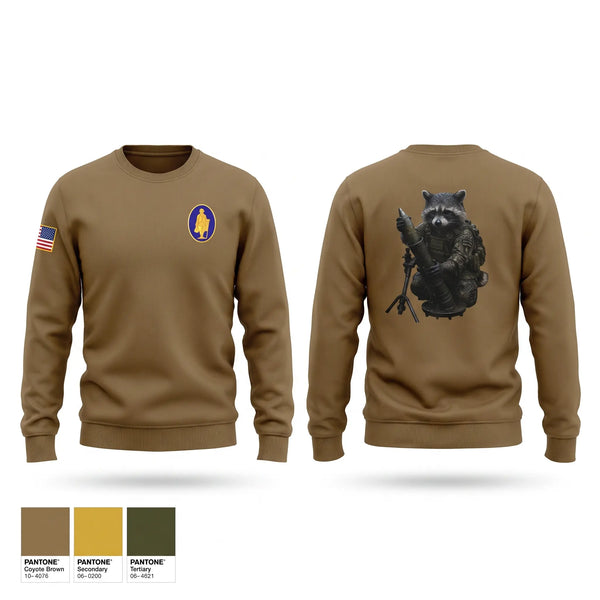 Crew Neck Sweatshirt, MTR 1-111th, Army, Teamtime, Team time, sublimation, custom sports apparel, team uniforms, spirit wear, spiritwear, sports uniforms, custom shirts, team store, custom team store, fundraiser sports, apparel fundraiser