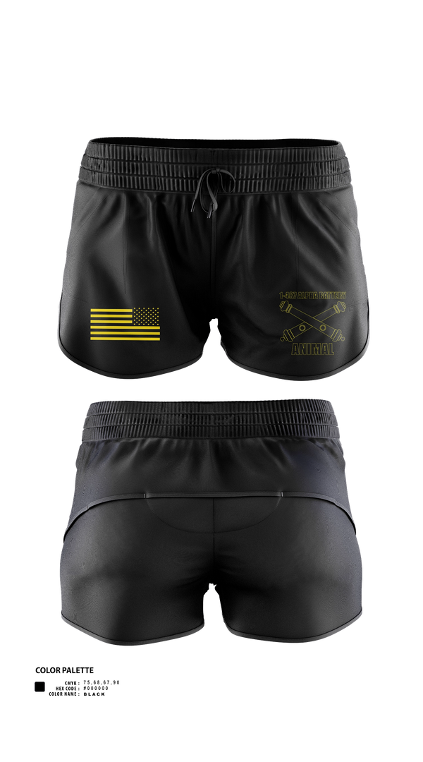 Ranger Panties, 1-487 Alpha Battery Field Artillery, National Guard, Teamtime, Team time, sublimation, custom sports apparel, team uniforms, spirit wear, spiritwear, sports uniforms, custom shirts, team store, custom team store, fundraiser sports, apparel fundraiser