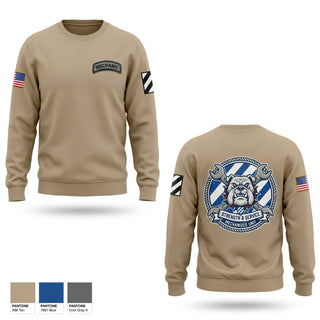Crew Neck Sweatshirt, 3ID 3BSB BCO, Army, Teamtime, Team time, sublimation, custom sports apparel, team uniforms, spirit wear, spiritwear, sports uniforms, custom shirts, team store, custom team store, fundraiser sports, apparel fundraiser