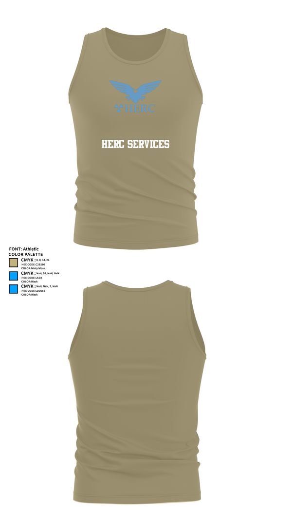 Tank Top, Herc Services, , Teamtime, Team time, sublimation, custom sports apparel, team uniforms, spirit wear, spiritwear, sports uniforms, custom shirts, team store, custom team store, fundraiser sports, apparel fundraiser