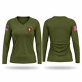 Montana Highway Patrol 64743280 Women's Long Sleeve V-neck Shirt - 1
