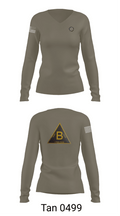 Greenville County Sheriff’s Office - Bravo Platoon 20719408 Women's Long Sleeve V-neck Shirt - 11