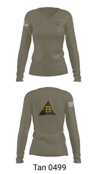Womens Long Sleeve Vneck Shirt, Greenville County Sheriff’s Office - Bravo Platoon, Police, Teamtime, Team time, sublimation, custom sports apparel, team uniforms, spirit wear, spiritwear, sports uniforms, custom shirts, team store, custom team store, fundraiser sports, apparel fundraiser