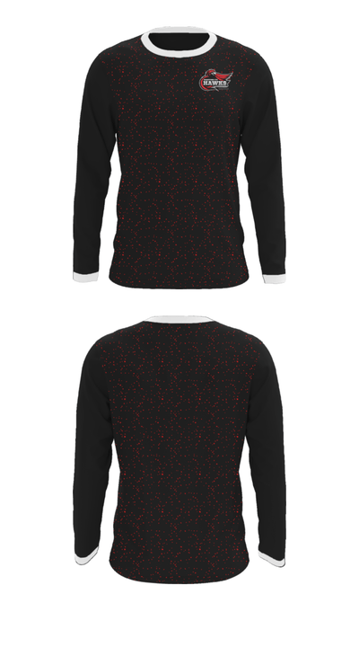 Brantford Cyo Boys Basketball Association 84146470 Long Sleeve Performance Shirt - 35