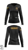Webster County Sheriff's Office 9252814 Women's Long Sleeve V-neck Shirt - 2