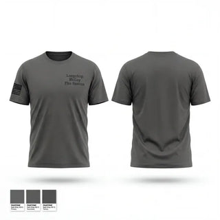 Old School Cotton Feel Shirt, Longshop McCoy Fire Rescue, Fire Department, Teamtime, Team time, sublimation, custom sports apparel, team uniforms, spirit wear, spiritwear, sports uniforms, custom shirts, team store, custom team store, fundraiser sports, apparel fundraiser