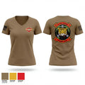 1st marine air wing 57053078 Women's Short Sleeve V-neck Shirt - 1